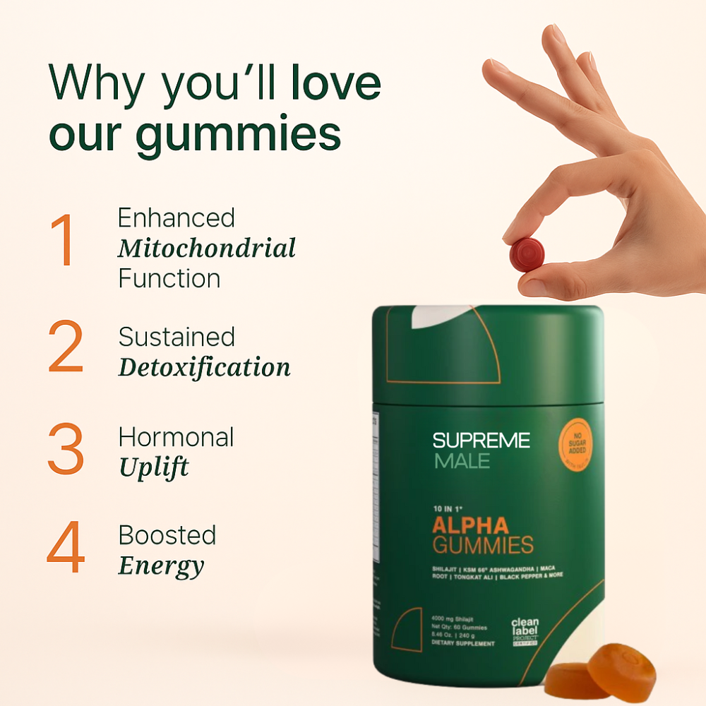 SUPREMEMALE | Support Healthy Blood Flow and Reclaim Your Confidence