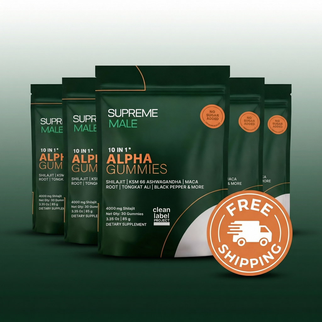 5 x SUPREMEMALE™ | 10-in-1 Performance Gummies [SALE]