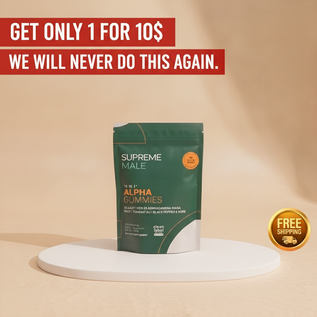 1 x SUPREMEMALE™ | 10-In-1 Natural T-Support